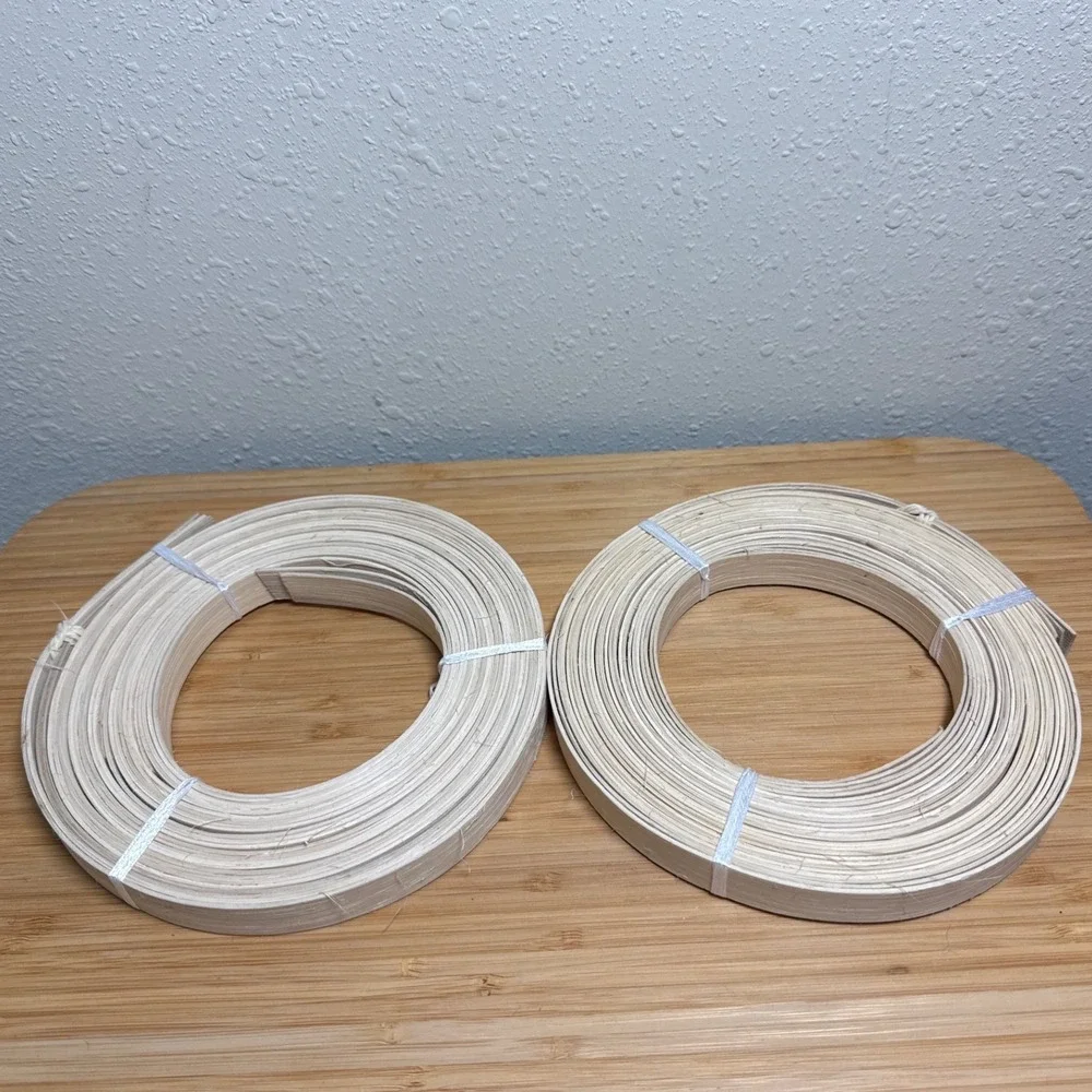 Flat Reed Basket Weaving Splints 2 Coils Natural DIY Craft